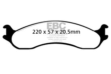 Cargar imagen en el visor de la galería, EBC 98-03 Dodge B250 B2500 Cargo 2500 Van 3/4 Ton Greenstuff Front Brake Pads