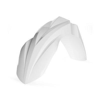 Cycra Front Fender - White — Fits 2024 Kawasaki KX450