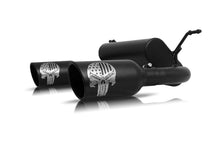 Cargar imagen en el visor de la galería, Gibson 18-22 Jeep Wrangler Sport 3.6L 2.5in Patriot Skull Series Cat-Back Dual Exhaust - Blk Ceramic