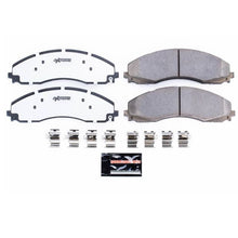 Cargar imagen en el visor de la galería, Pastillas de freno delanteras Z36 para camioneta y remolque Power Stop 17-19 Ford F-450 Super Duty con herrajes