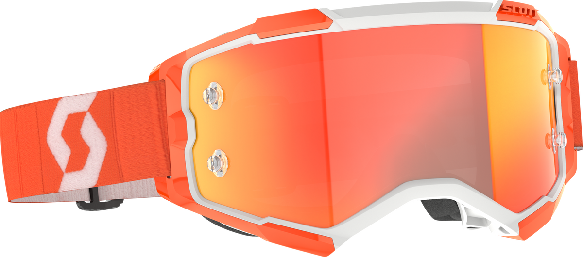 Scott Fury Goggle Orange Orange Chrome Works (2728280036280)