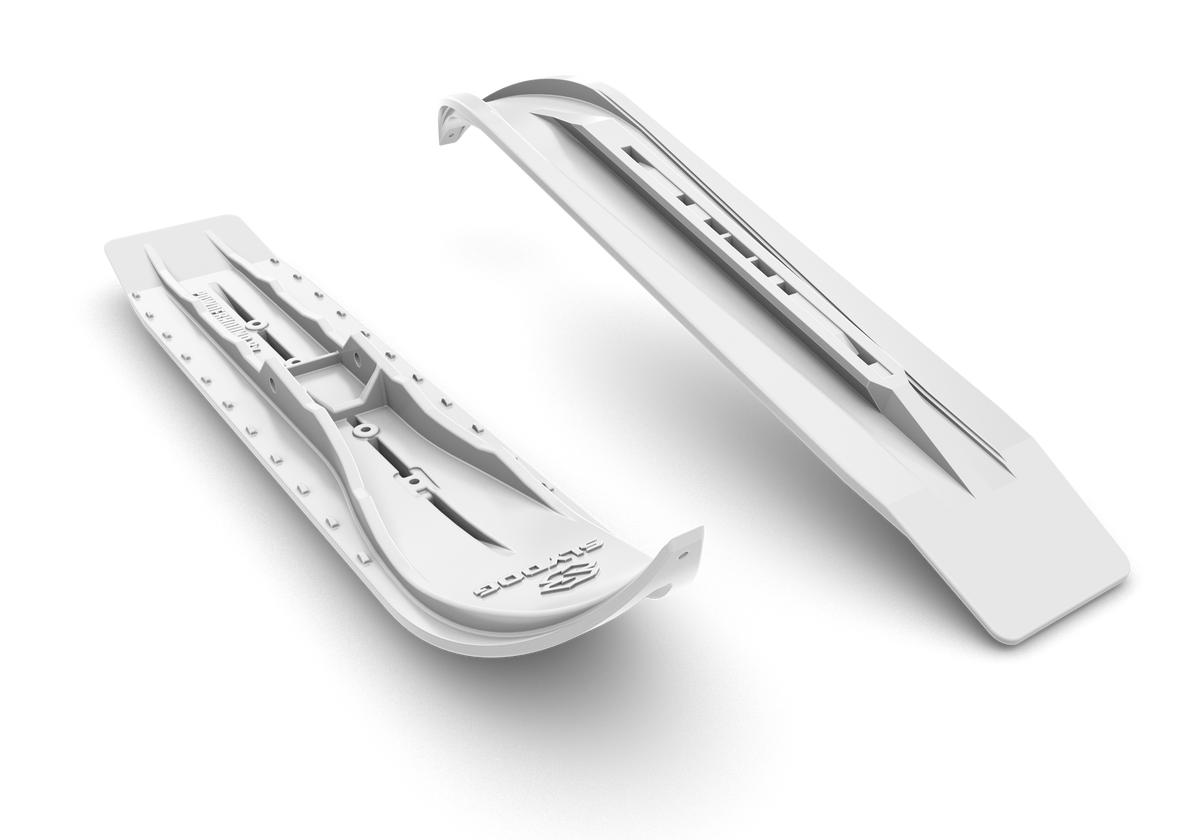 PR/ Slydog Powderhound 8X SKI 8" White (P8XSOLWHT)
