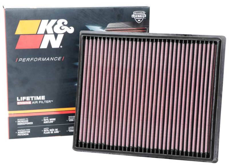 K&N 33-5116 Replacement Air Filter — Fits 2020-2024 Nissan Frontier
