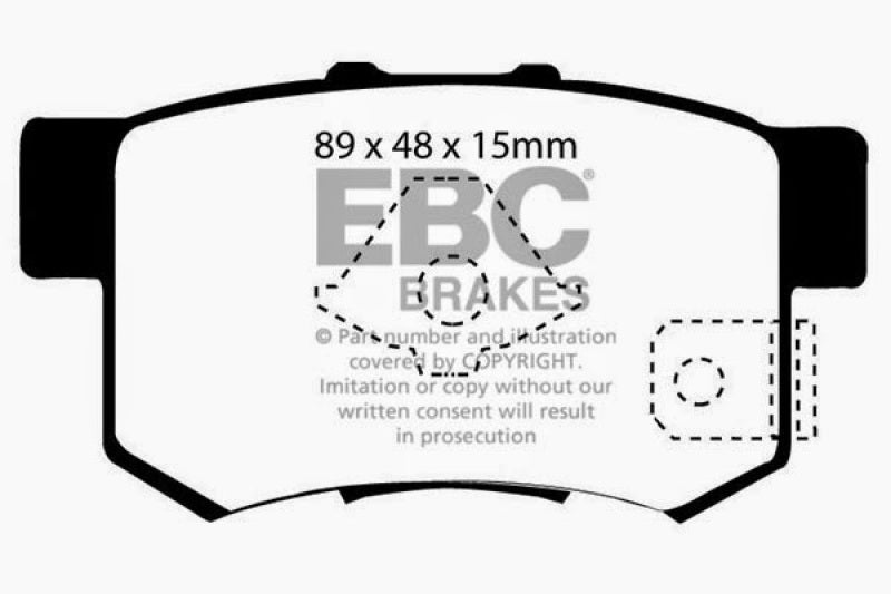 EBC 05-06 Honda CR-V 2.4 Greenstuff Rear Brake Pads