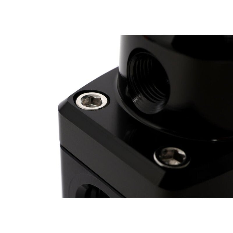 BLOX Racing 2-Port Design Black/Black Adjustable Fuel Pressure Regulator