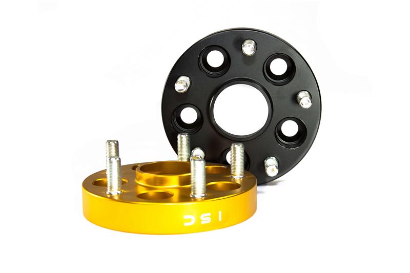 ISC Suspension 5x100 Hub Centric Wheel Spacers 15mm Black (Pair)