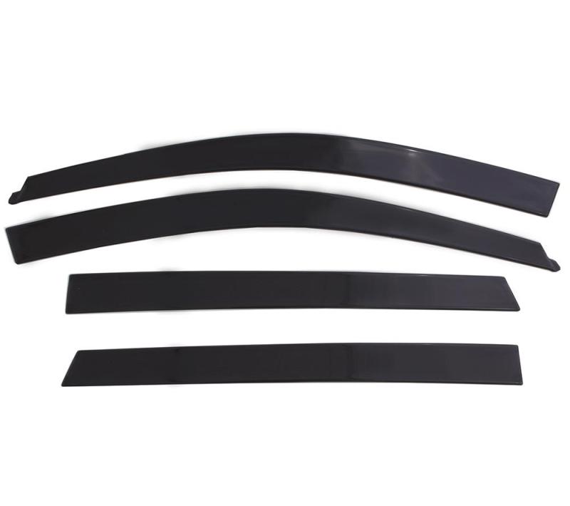 AVS 14-18 Chevy Silverado 1500 Ext. Cab Ventvisor Low Profile Deflectors 4pc - Smoke