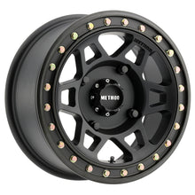 Cargar imagen en el visor de la galería, Method MR405 UTV Beadlock 15x7 / 4+3/13mm Offset / 4x136 / 106mm CB Matte Black Wheel