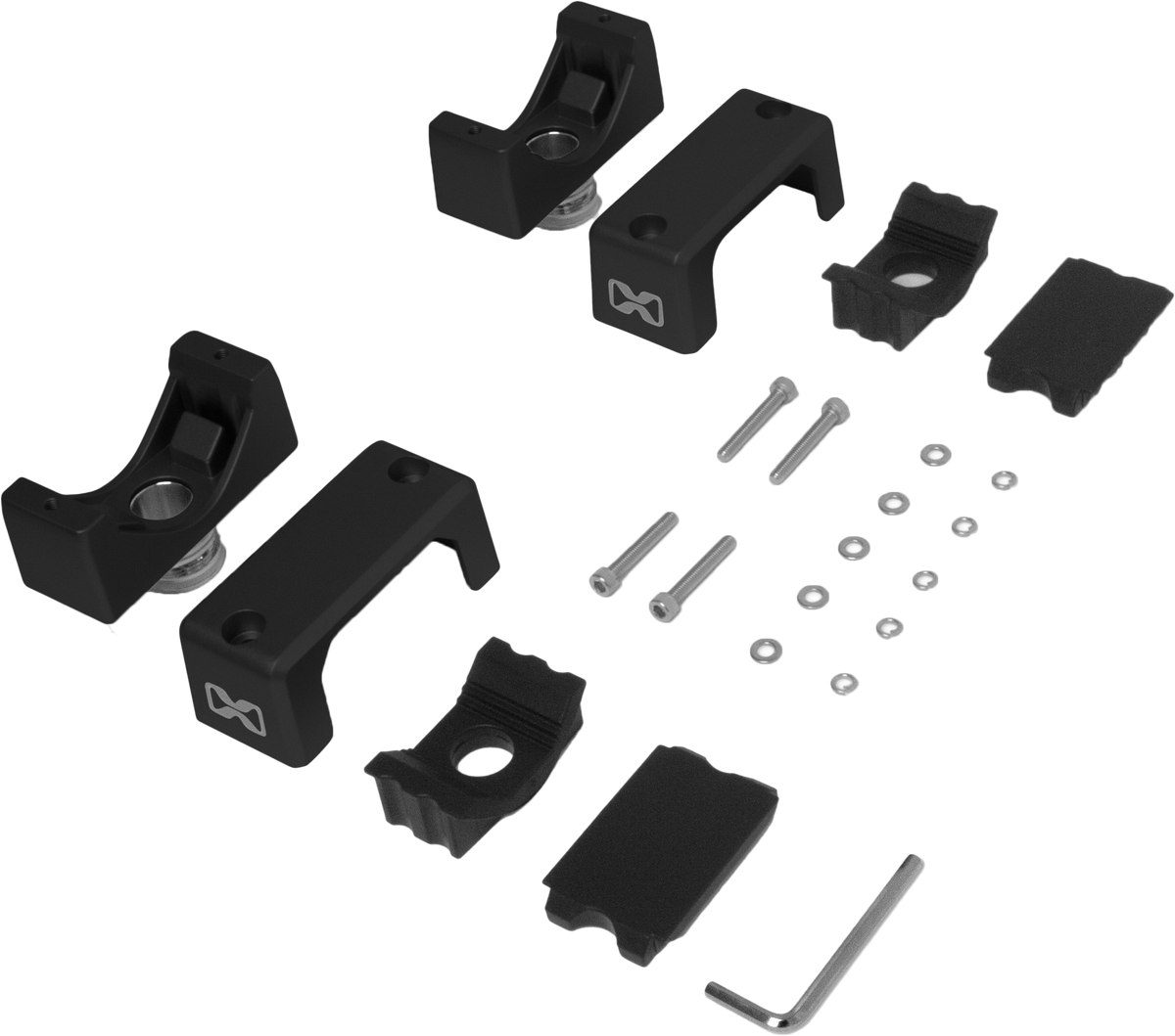 Ecoxgear Tower Speaker 1.0" to 1.5" Square Tube Black (ACC-ETMNTSQ01)