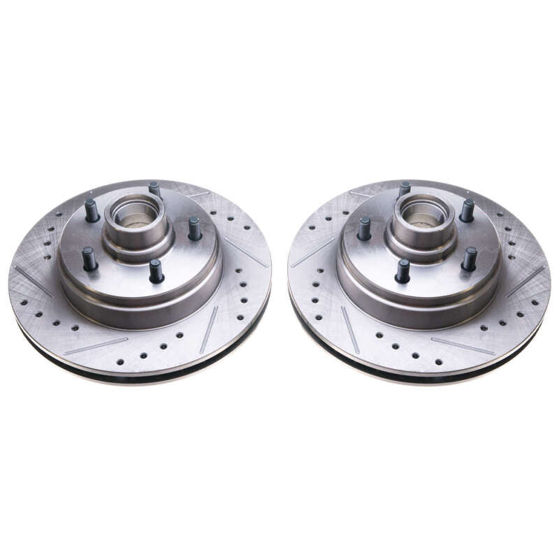 Power Stop 86-89 Buick Electra Front Evolution Drilled & Slotted Rotors - Pair