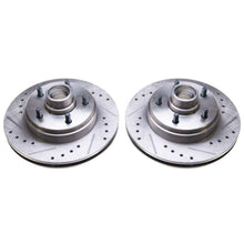 Cargar imagen en el visor de la galería, Power Stop 86-89 Buick Electra Front Evolution Drilled &amp; Slotted Rotors - Pair