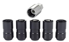 Cargar imagen en el visor de la galería, McGard Wheel Lock Nut Set - 5pk. (Cone Seat) M14X1.5 / 22mm Hex / 1.639in OAL - Black