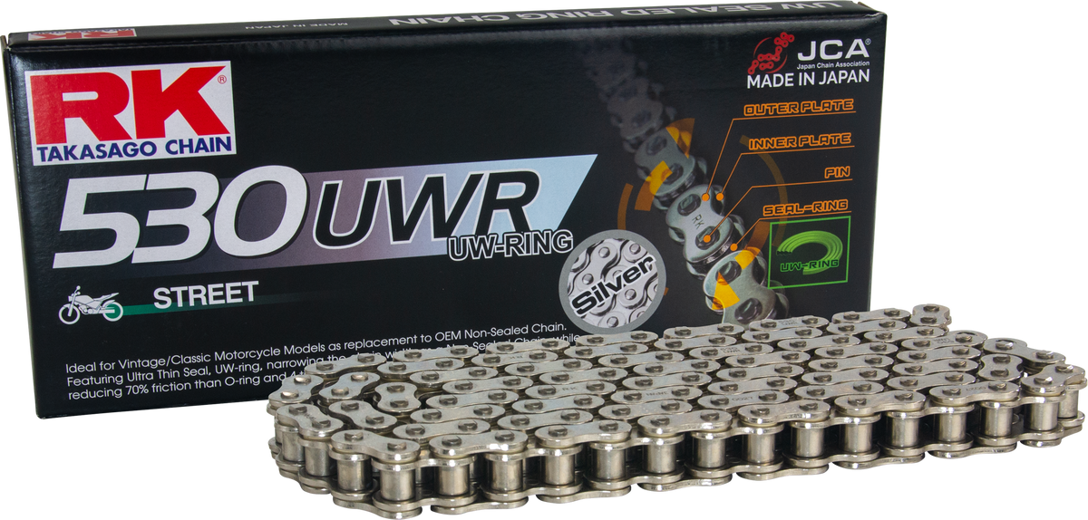 RK Excel SV530UWR Drive Chain Silver 530 X 100 (SV530UWR-100)