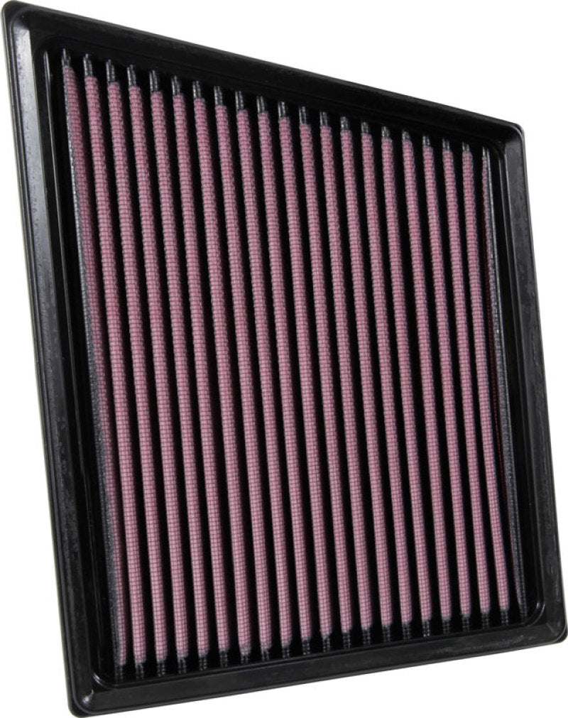 K&N 33-3075 Left Side Replacement Drop-In Air Filter — Fits 2015-2026 Jaguar F-Pace, 2017-2026 Range Rover Velar, 2015-2024 Jaguar XF