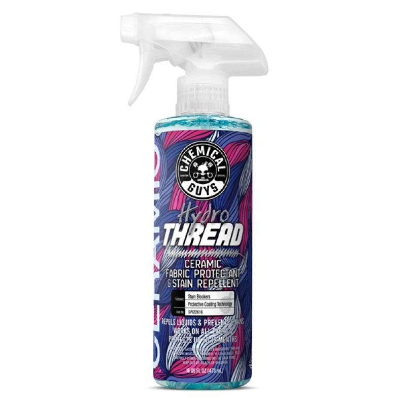 Chemical Guys HydroThread Ceramic Fabric Protectant & Stain Repellent 16oz — Interior Fabric Care