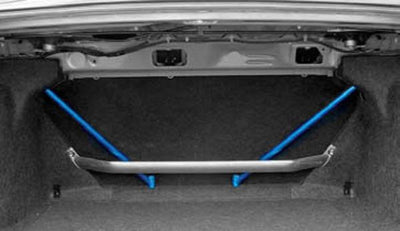 Cusco Power Brace Rear Bulk Arm Steel Chassis Brace — Fits 2006-2011 Honda Civic Si