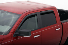 Cargar imagen en el visor de la galería, AVS 09-18 Dodge RAM 1500 Crew Cab Ventvisor In-Channel Front &amp; Rear Window Deflectors 4pc - Smoke