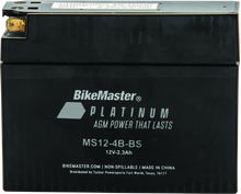 Load image into Gallery viewer, BikeMaster AGM Battery - MS12-4B-BS