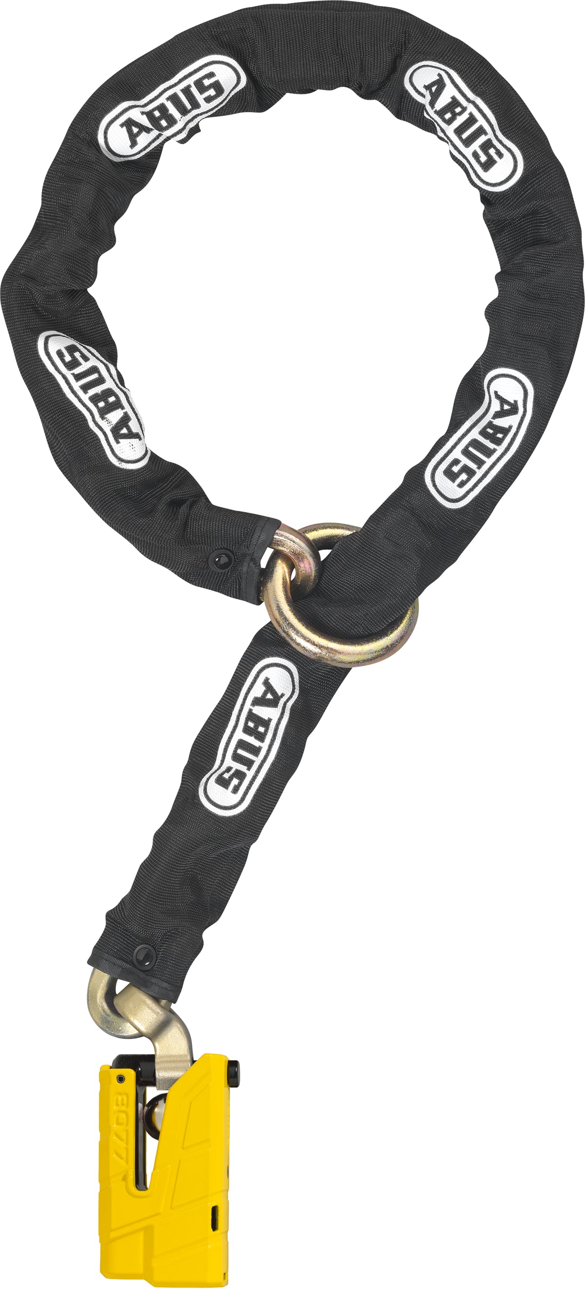 ABUS Granit 8077 Alarm Disc Lock Plus Adaptor Chain (99725)