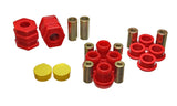 Juego de bujes de brazo de control delantero rojo Energy Suspension 99-00 Honda Civic Si