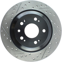 Cargar imagen en el visor de la galería, StopTech Slotted &amp; Drilled Sport Brake Rotor