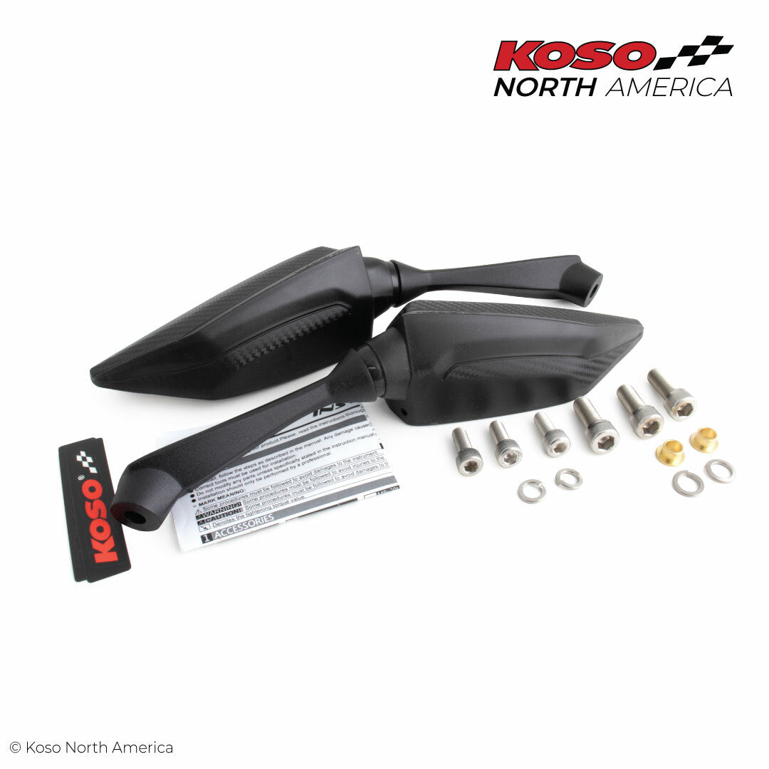 KOSO Sprint Mirrors Black PR (SA000003)