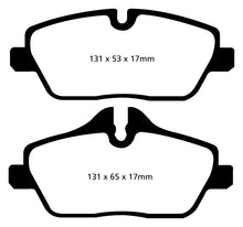 Cargar imagen en el visor de la galería, EBC 14+ Mini Hardtop 1.5 Turbo Cooper Greenstuff Front Brake Pads