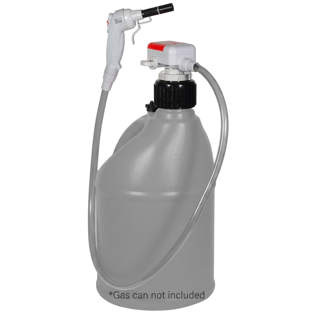 Terapump Battery Powered Fuel Pump w/ POW Nozzle & Adapter TRFA03-XL (20178)