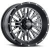 ITP Momentum 18x6.5 / 4x137 BP / 10mm Offset Black w/ Milled Accents Wheel (1822742731B)
