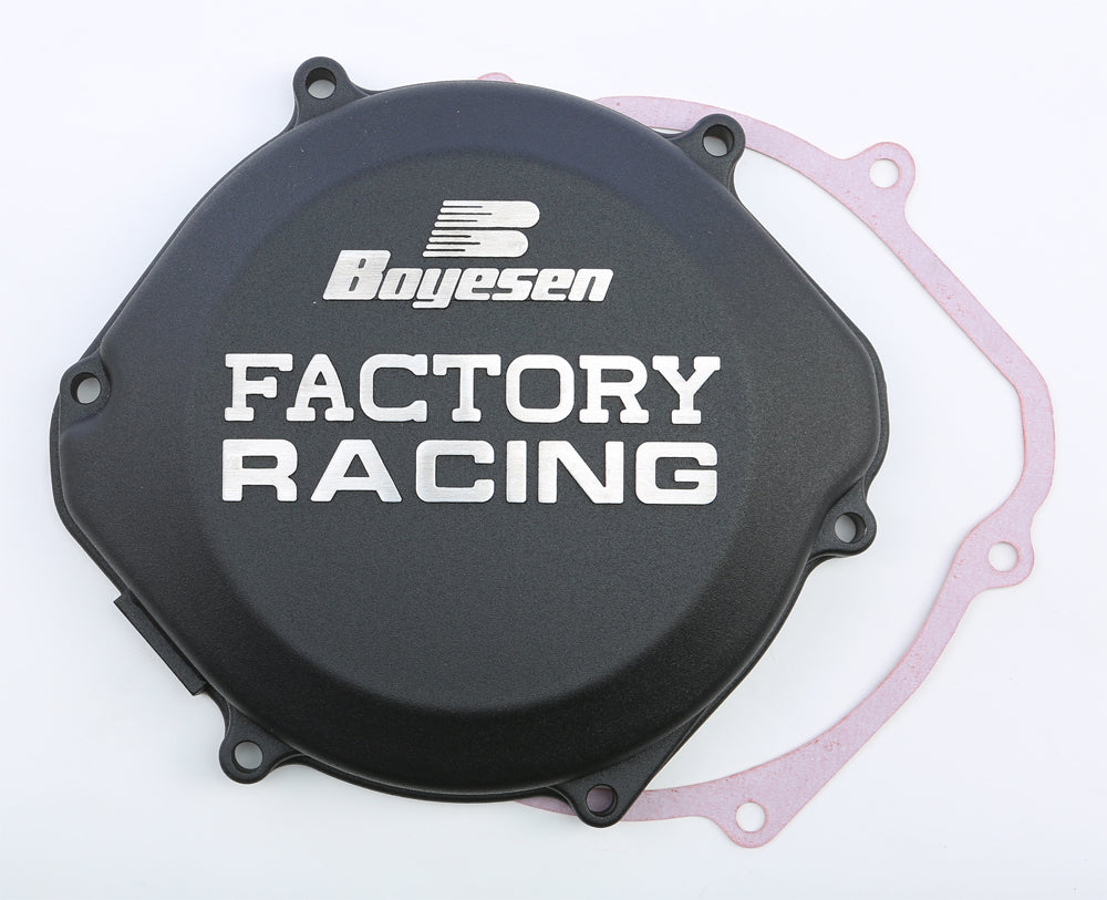 Boyesen Factory Racing Clutch Cover Black (CC-02B)