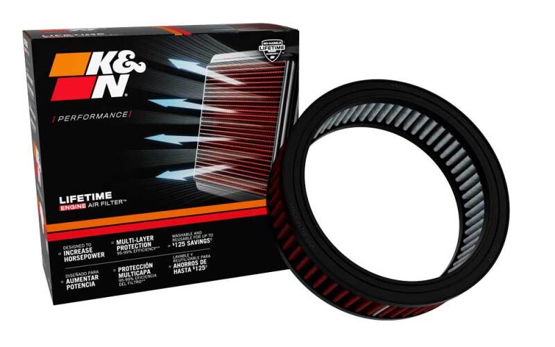 K&N Koehler 1.75 inch H 5.5 inch ID 7 inch OD Round Drop In Air Filter