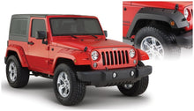 Cargar imagen en el visor de la galería, Bushwacker 07-18 Jeep Wrangler Pocket Style Flares 2pc - Black