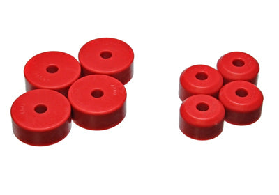Energy Suspension Polyurethane Motor Mounts Red — Fits 1955-1957 Chevy V8