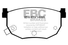 Cargar imagen en el visor de la galería, EBC 99-01 Hyundai Elantra 2.0 Yellowstuff Rear Brake Pads