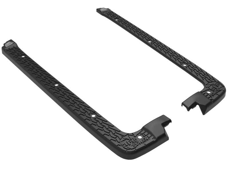 Cubiertas para rieles de caja Terra Guard para Jeep Wrangler JL aFe 18-22 (solo modelos de 4 puertas con techo rígido de 3 piezas)