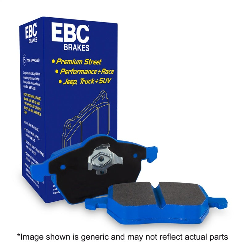 EBC Ford Saleen Mustang Alcon front calipers Bluestuff Front Brake Pads