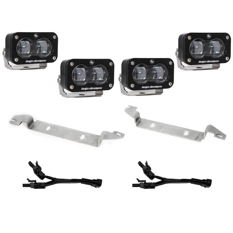 Baja Designs S2 SAE OEM Fog Light Replacement Kit Clear — Fits 2024+ Toyota Tacoma