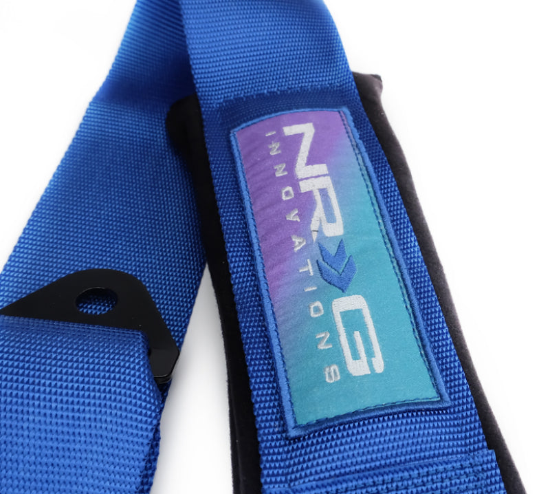 NRG 5-Point 3-inch Seat Belt Harness with Cam Lock — Blue