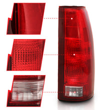 Cargar imagen en el visor de la galería, ANZO 1988-1999 Chevy C1500 Taillight Red/Clear Lens w/ Circuit Board(OE Replacement)