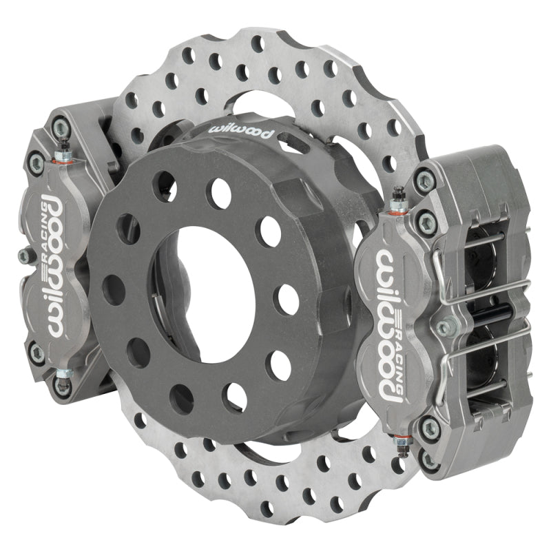 Wilwood Olds/Pont Dynapro SA Lug Drive Dynamic Dual Rear Drag Brake Kit - 2.81 Offset/.68 Stud