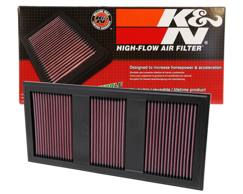 K&N 33-2985 Replacement Air Filter — Fits 2011-2015 Mercedes-Benz Models