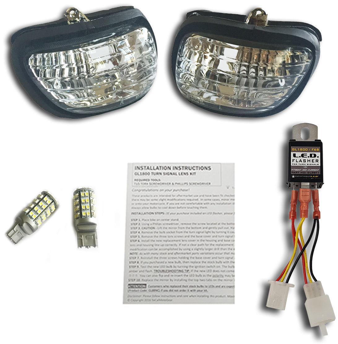Pathfinder LED Turn Signal KIT Clear Lens PR HON (G18TCK)
