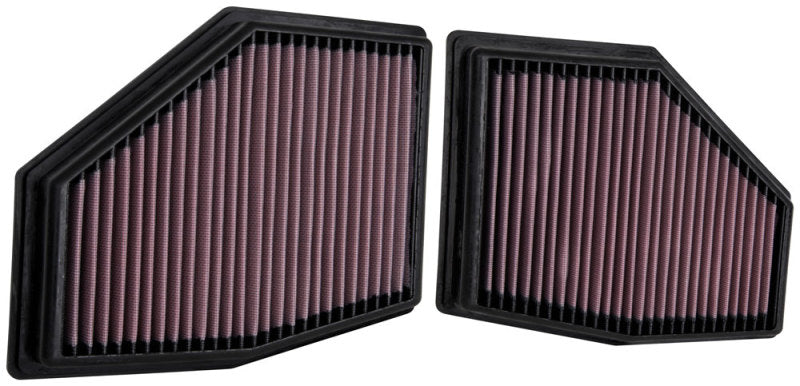 K&N 2020 BMW M550i 4.4L V8 Replacement Air Filter (2 Per Box)