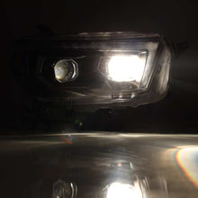 Cargar imagen en el visor de la galería, AlphaRex 10-13 Toyota 4Runner PRO-Series Proj Headlights Plank Style Alpha Blk w/Seq Signal/DRL