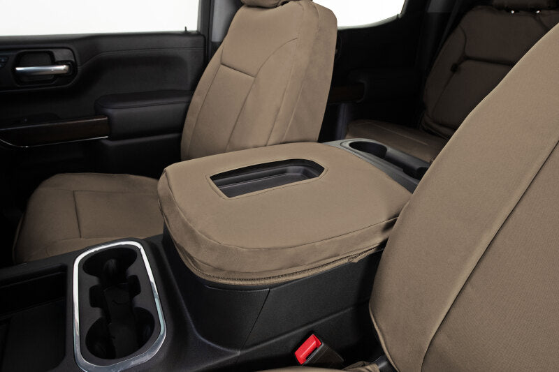 Covercraft 24-25 Ford F250-F550 Endura PrecisionFit Custom Front Row Seat Covers- Tan/Tan