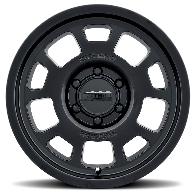 Method MR705 17x8.5 0mm Offset 5x5 71.5mm Matte Black Wheel — Fits 5x5 Bolt Pattern