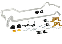 Cargar imagen en el visor de la galería, Whiteline 04-05 Subaru Impreza STI Front &amp; Rear Sway Bar Kit 24mm w/Mounts