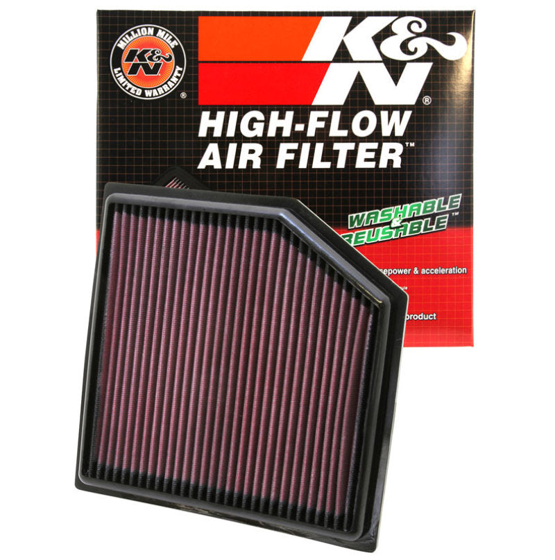 K&N 33-2452 Drop-In Air Filter — Fits 2008-2011 Lexus GS460 4.6L V8