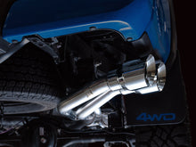 Cargar imagen en el visor de la galería, AWE 16-22 Toyota Tacoma 0FG Catback Exhaust w/ BashGuard - Dual Chrome Silver Tips