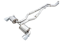 Cargar imagen en el visor de la galería, AWE 2020 Toyota Supra A90 Resonated Touring Edition Exhaust - 5in Chrome Silver Tips